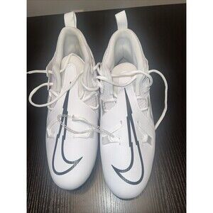 Nike Alpha Menace Pro 3 Football Cleats - White/Black - Men's Size 11 CT6649109
